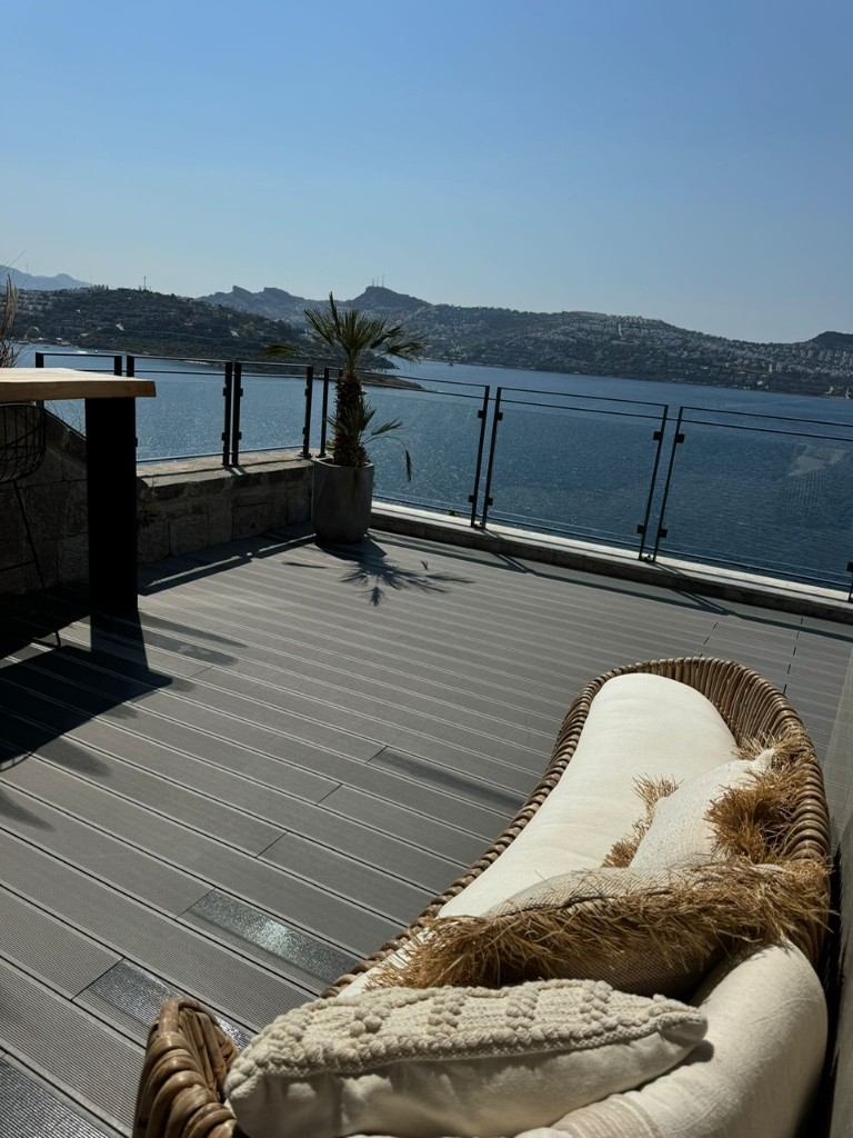 Bodrum deniz manzaralı teras